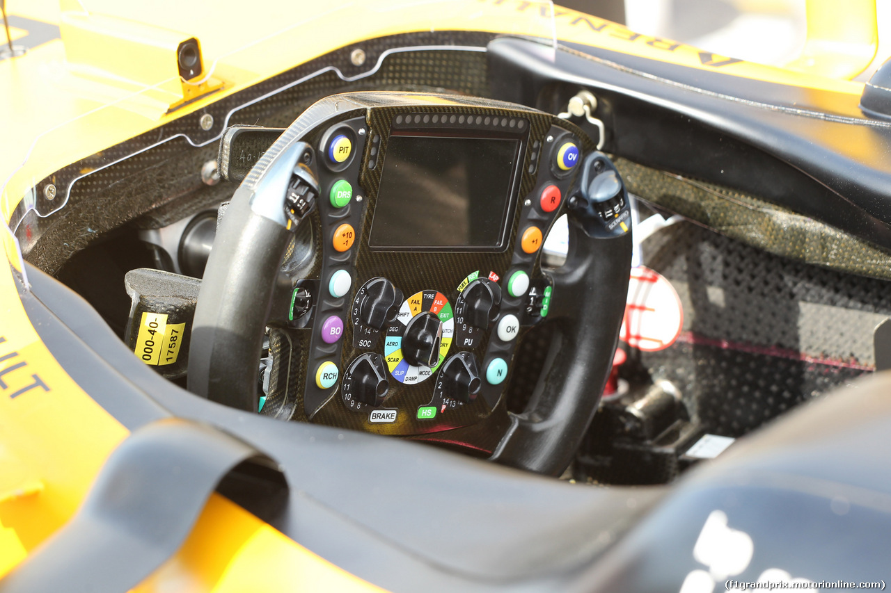 GP CANADA, 08.06.2017-  Renault Sport F1 Team RS17 steering wheel