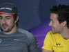 GP CANADA, 08.06.2017- Giovedi' Press Conference, Fernando Alonso (ESP) McLaren Honda MCL32 e Jolyon Palmer (GBR) Renault Sport F1 Team RS17