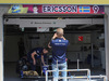 GP CANADA, 08.06.2017- Marcus Ericsson (SUE) Sauber C36 is taking a picture of his garage panel