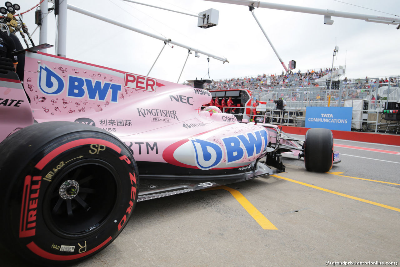 GP CANADA, 09.06.2017- Prove Libere 2, Sergio Perez (MEX) Sahara Force India F1 VJM010