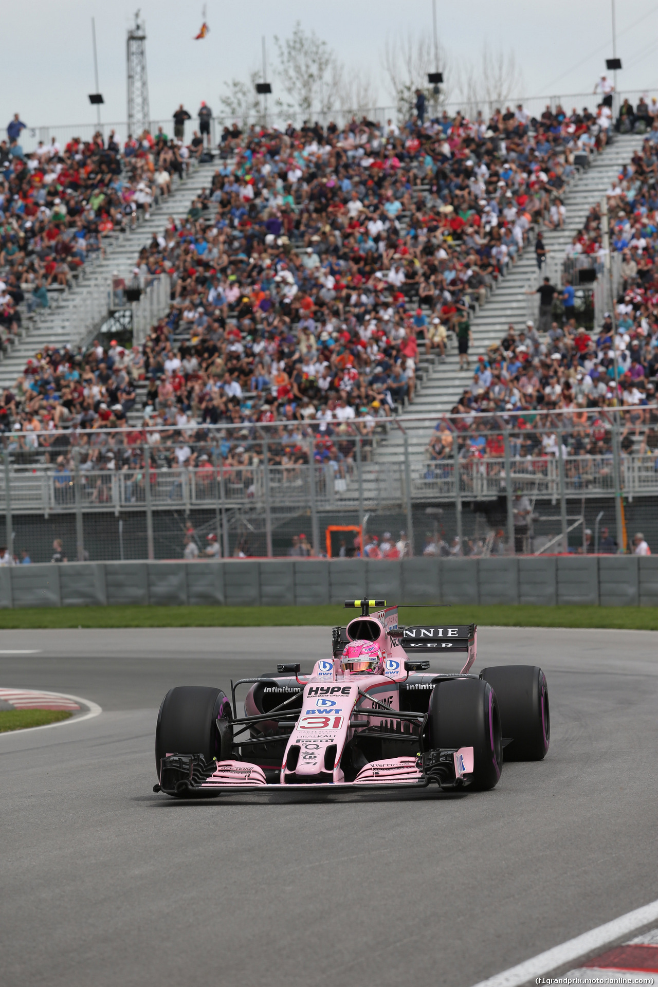 GP CANADA, 09.06.2017- Prove Libere 2, Esteban Ocon (FRA) Sahara Force India F1 VJM10