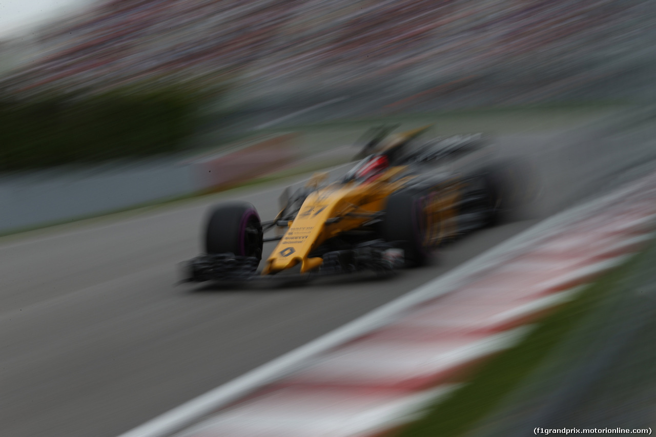 GP CANADA, 09.06.2017- Prove Libere 2, Nico Hulkenberg (GER) Renault Sport F1 Team RS17