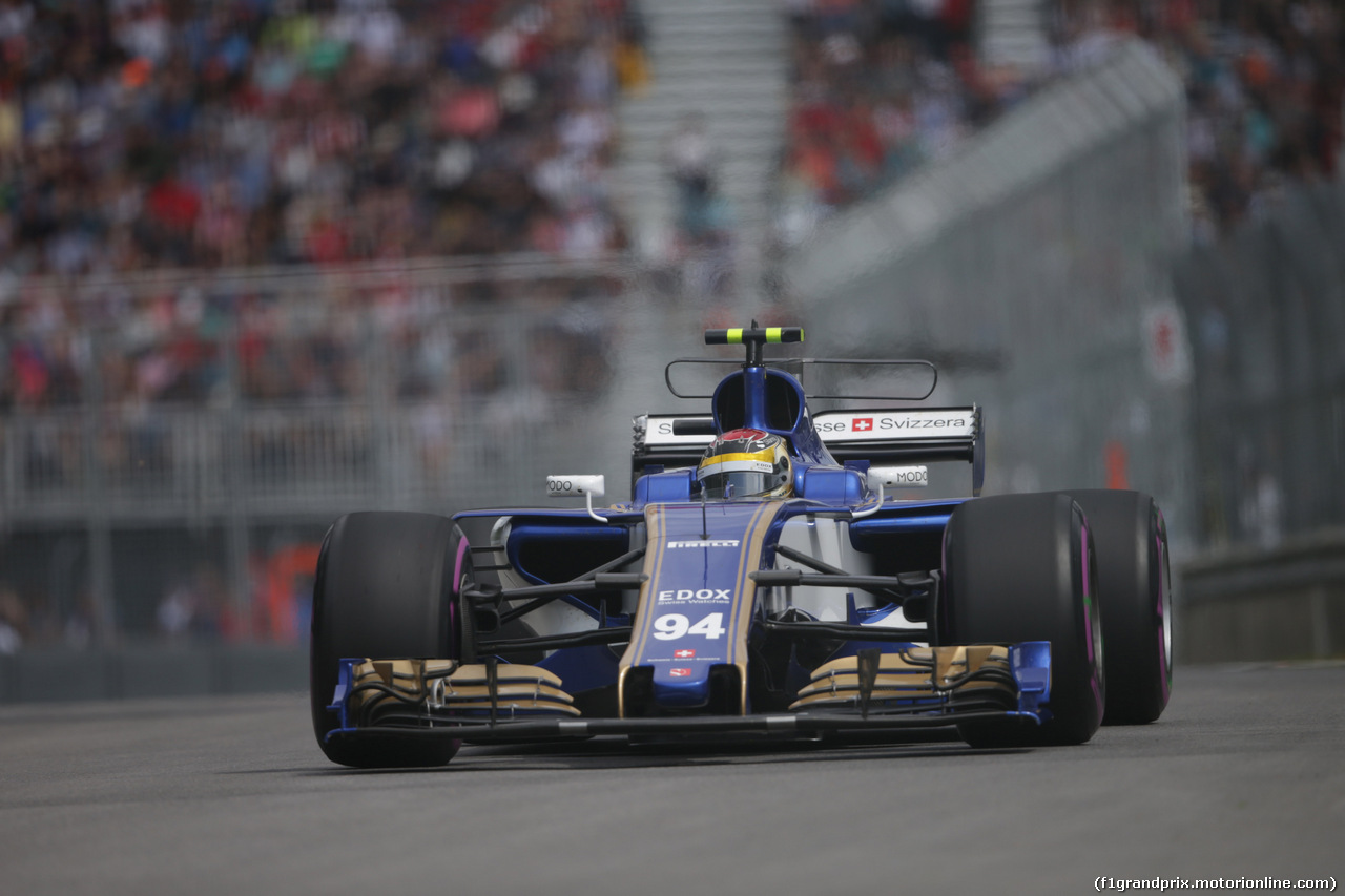 GP CANADA, 09.06.2017- Prove Libere 2, Pascal Wehrlein (GER) Sauber C36