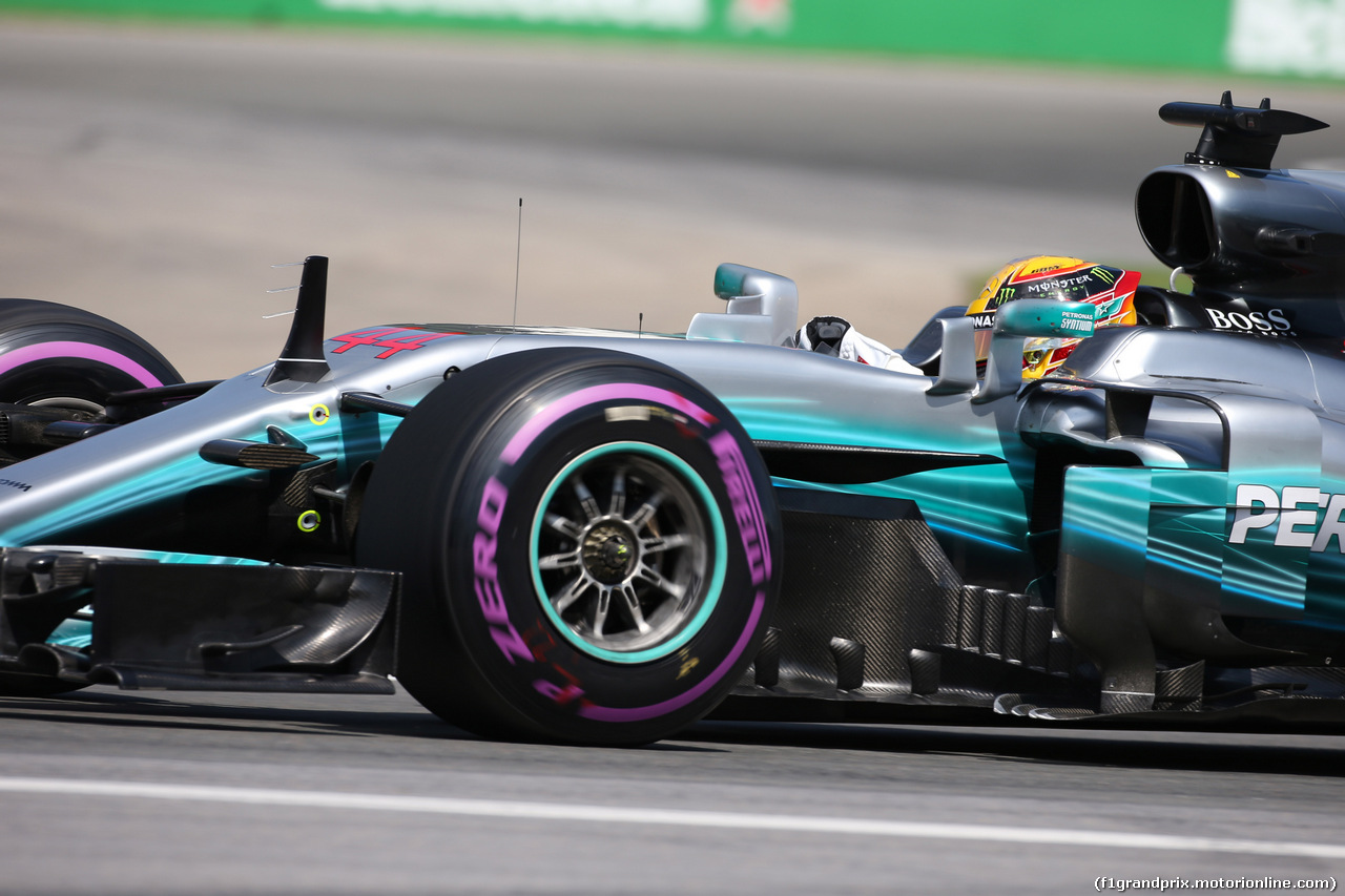 GP CANADA, 10.06.2017- Free practice 3, Lewis Hamilton (GBR) Mercedes AMG F1 W08