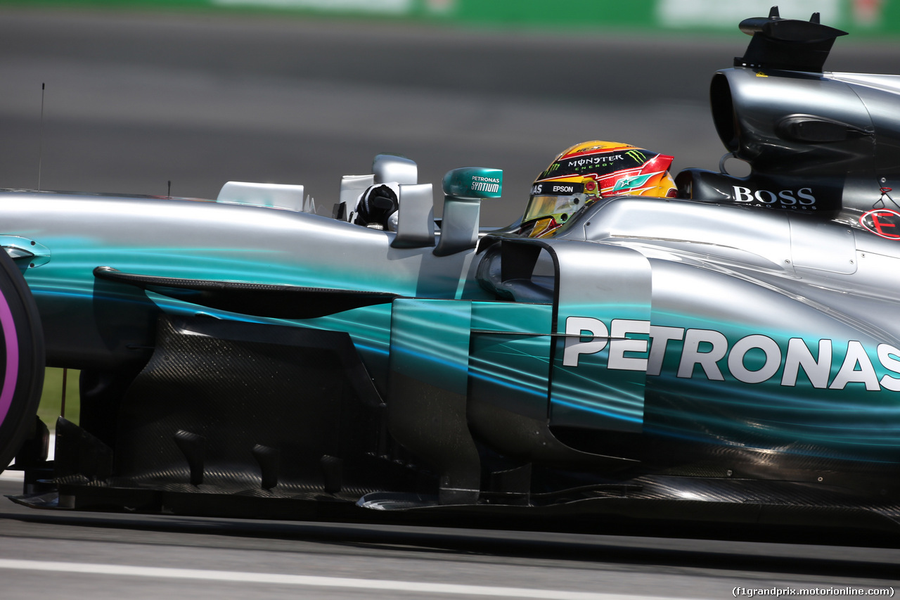 GP CANADA, 10.06.2017- Free practice 3, Lewis Hamilton (GBR) Mercedes AMG F1 W08