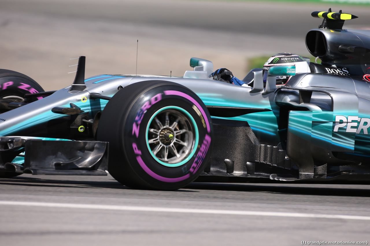 GP CANADA, 10.06.2017- Free practice 3, Valtteri Bottas (FIN) Mercedes AMG F1 W08