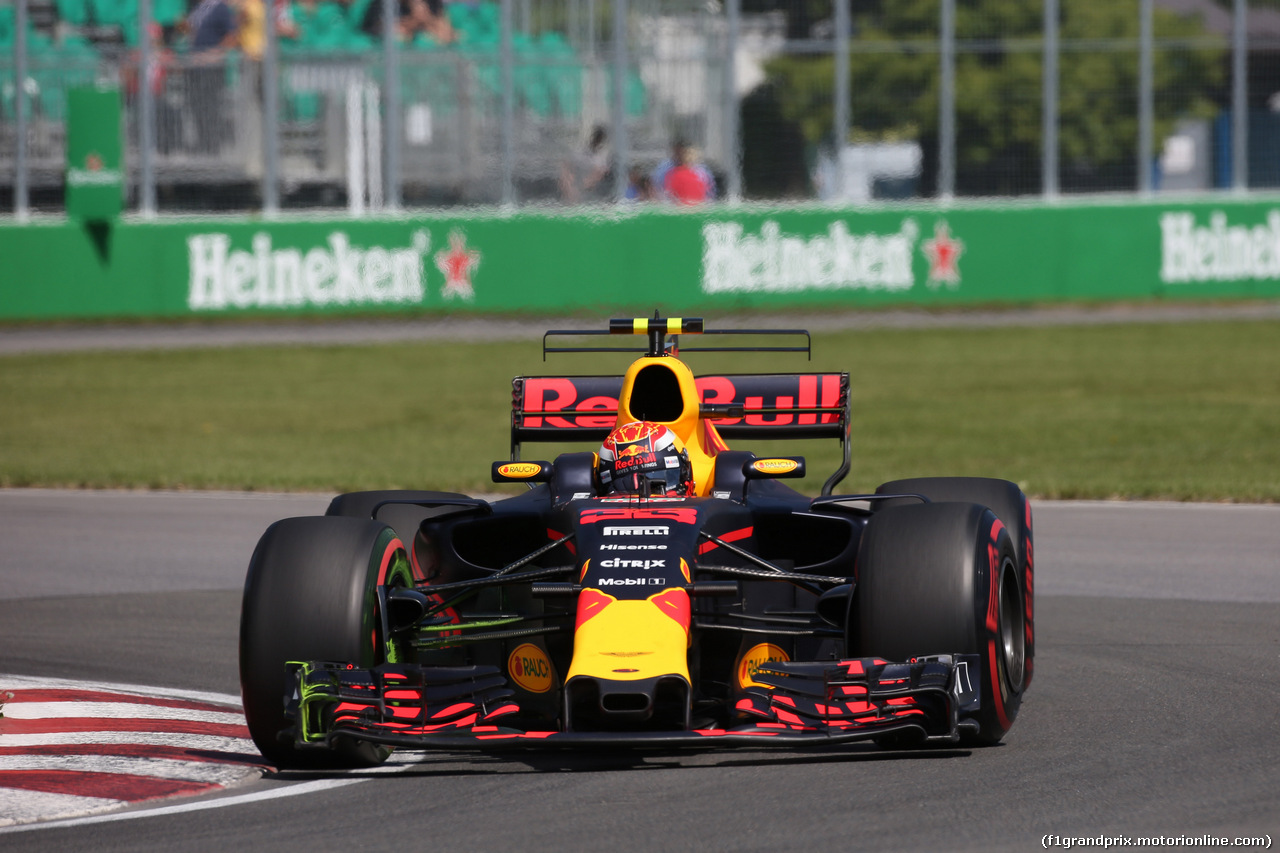 GP CANADA, 10.06.2017- Free practice 3, Max Verstappen (NED) Red Bull Racing RB13