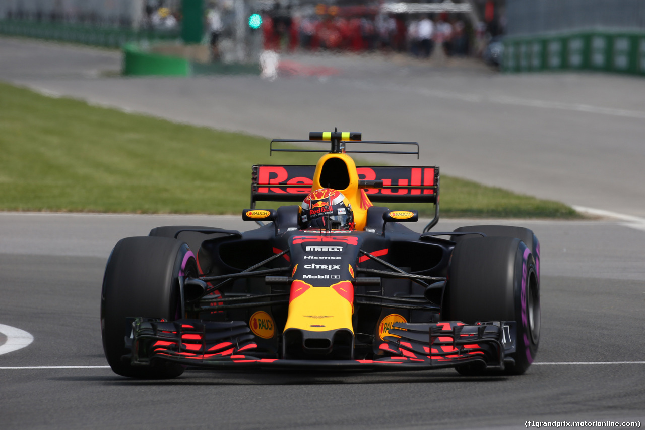 GP CANADA, 10.06.2017- Free practice 3, Max Verstappen (NED) Red Bull Racing RB13