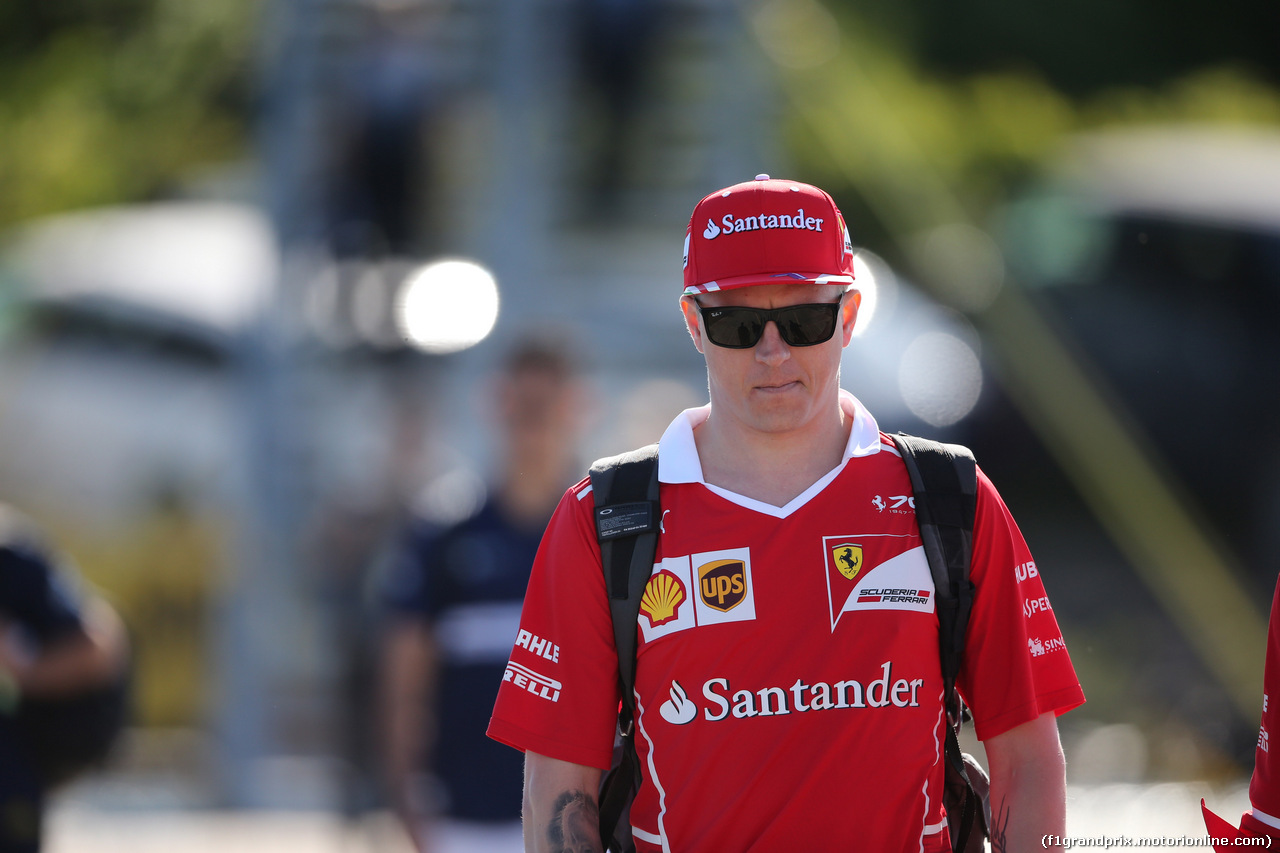 GP CANADA, 10.06.2017- Kimi Raikkonen (FIN) Ferrari SF70H