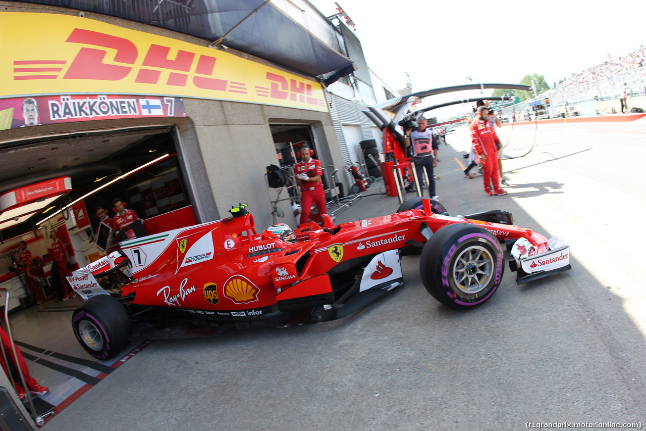 GP CANADA, 10.06.2017- Free practice 3, Kimi Raikkonen (FIN) Ferrari SF70H