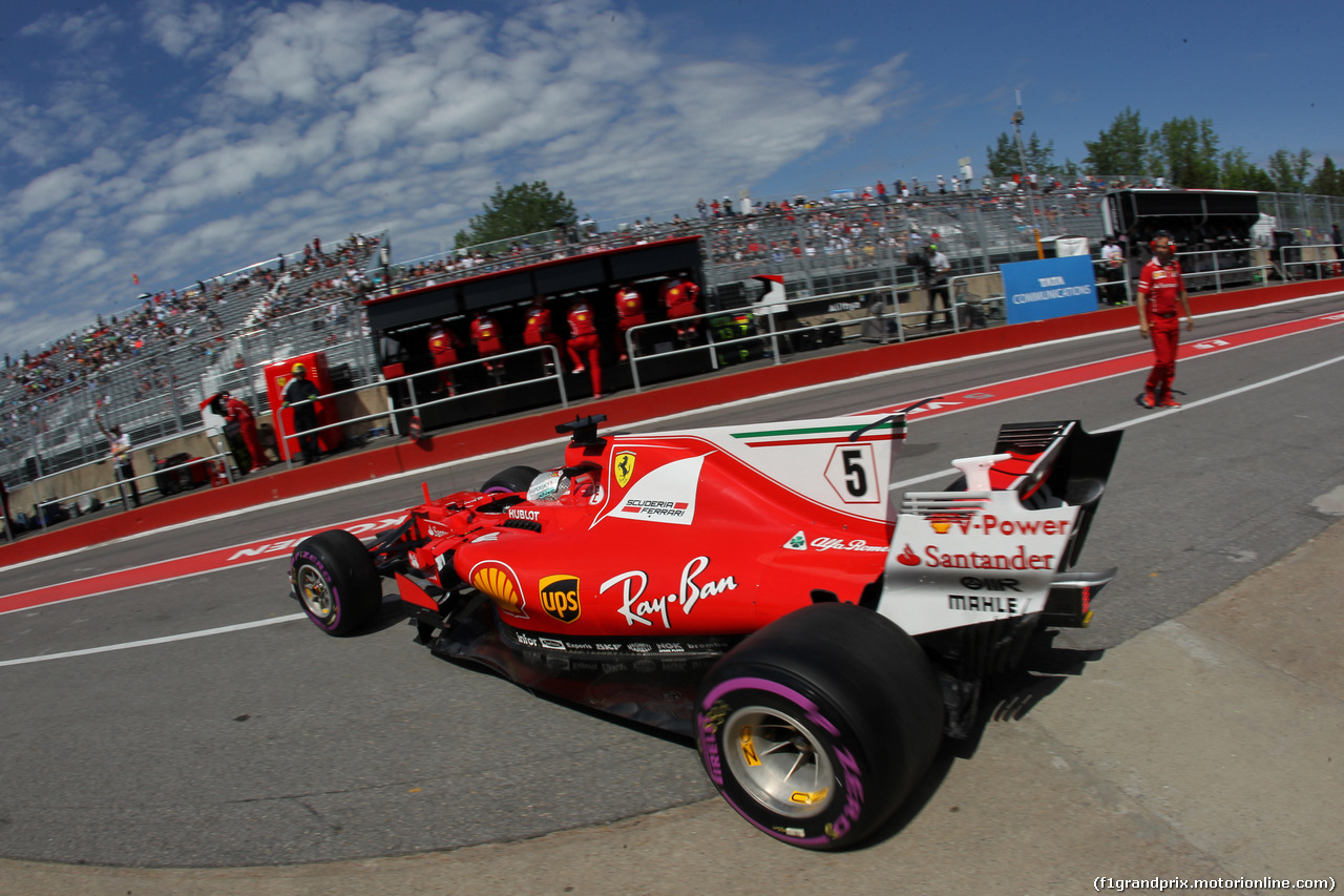 GP CANADA, 10.06.2017- Free practice 3, Kimi Raikkonen (FIN) Ferrari SF70H