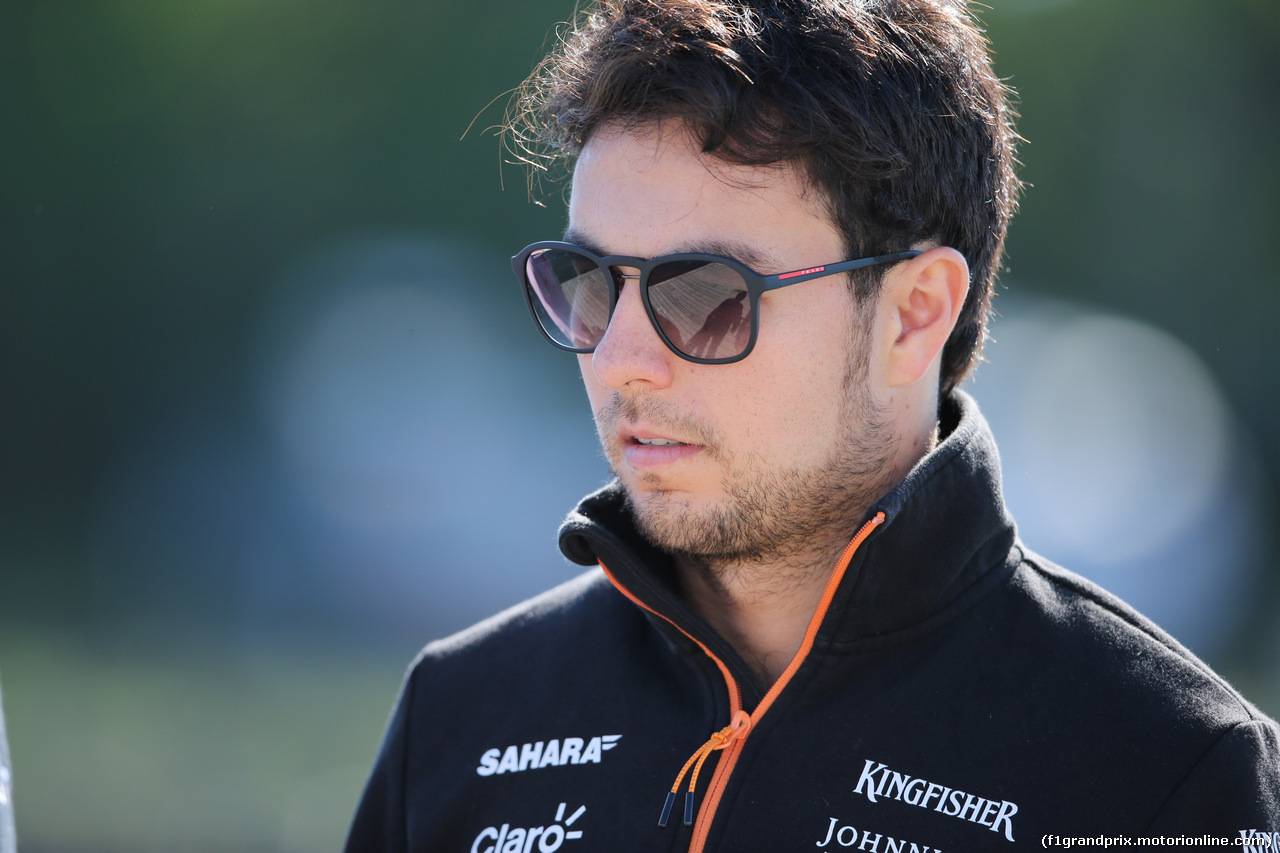 GP CANADA, 10.06.2017- Sergio Perez (MEX) Sahara Force India F1 VJM010