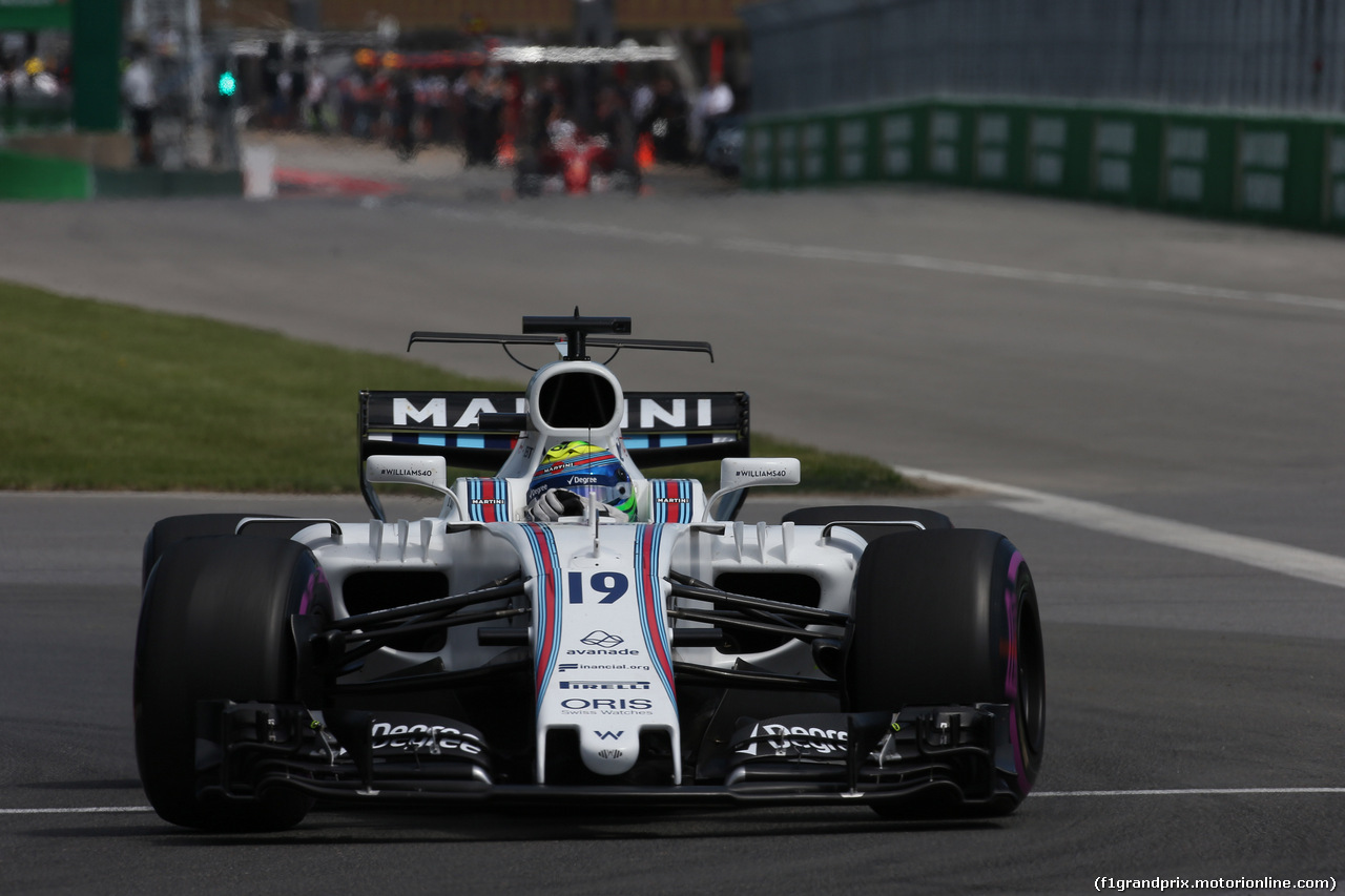 GP CANADA, 10.06.2017- Free practice 3, Felipe Massa (BRA) Williams F1 Team FW40