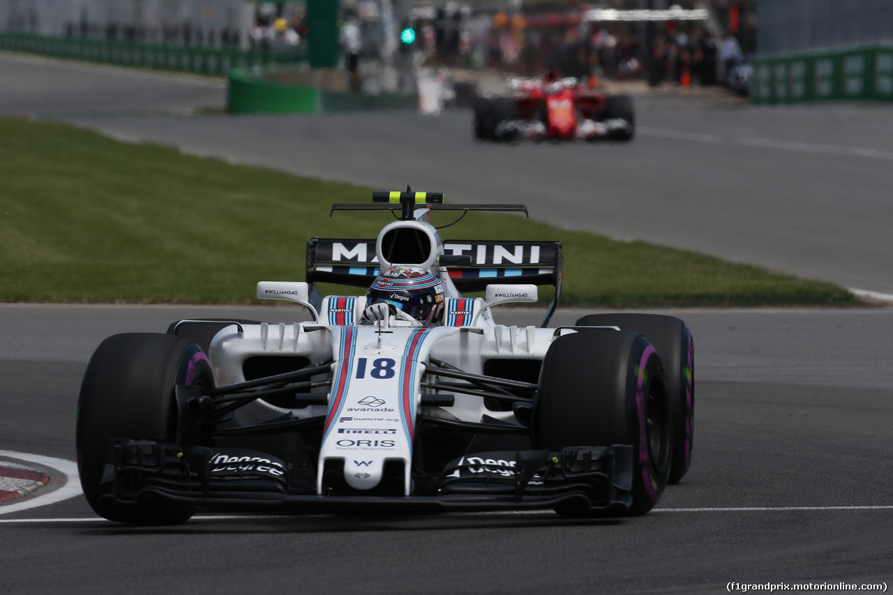 GP CANADA, 10.06.2017- Free practice 3, Lance Stroll (CDN) Williams FW40