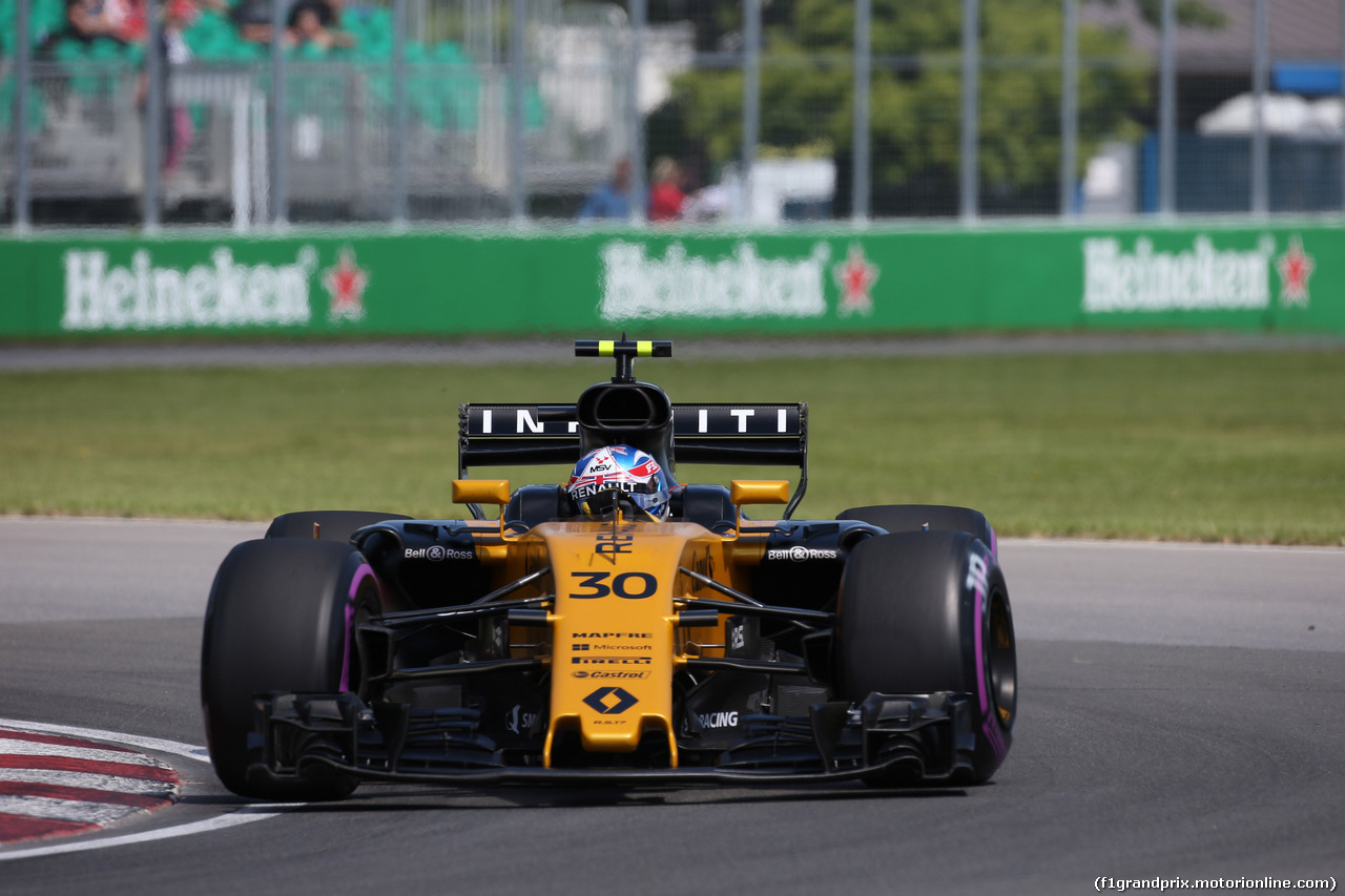 GP CANADA, 10.06.2017- Free practice 3, Jolyon Palmer (GBR) Renault Sport F1 Team RS17