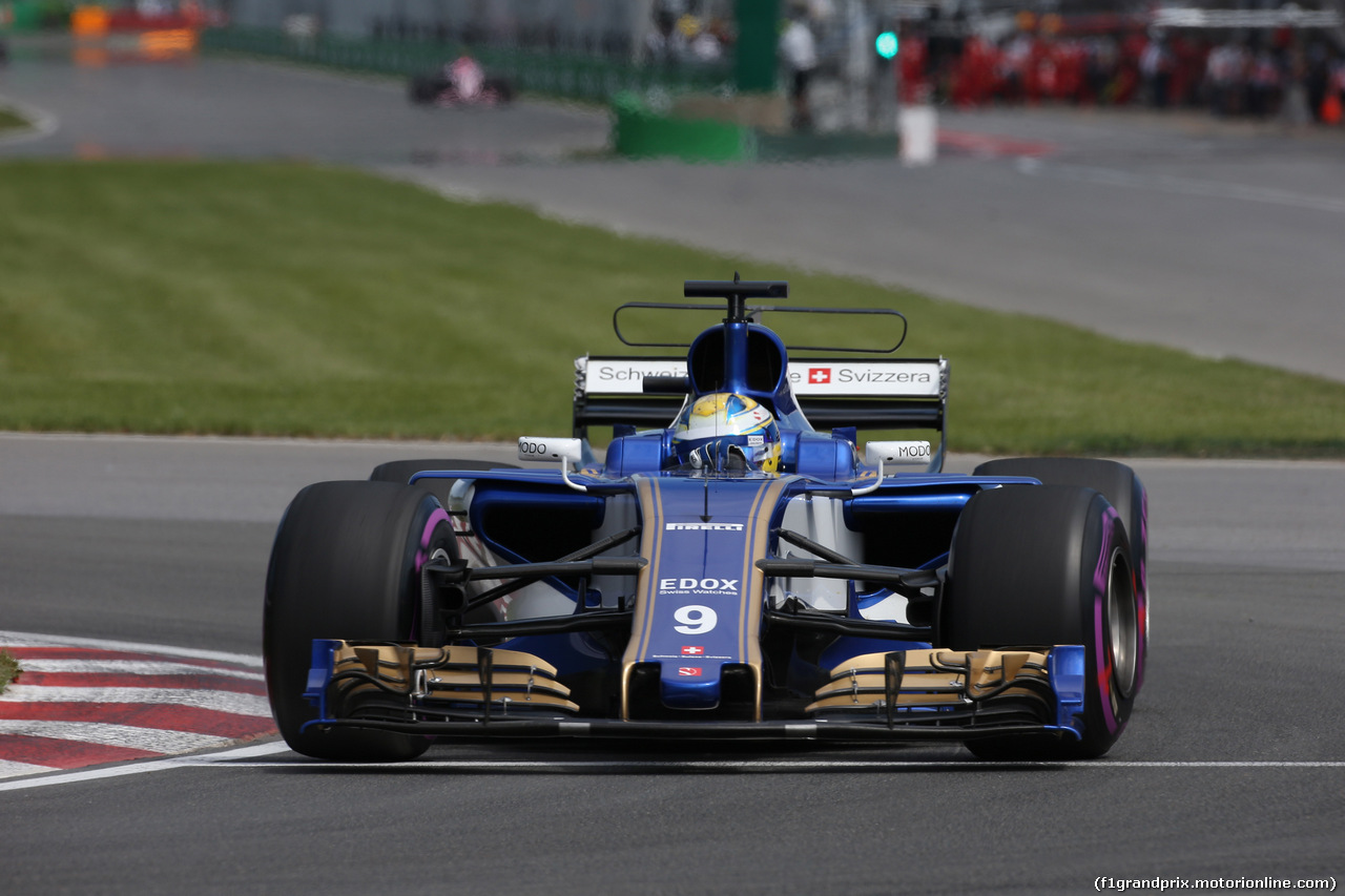 GP CANADA, 10.06.2017- Free practice 3, Marcus Ericsson (SUE) Sauber C36