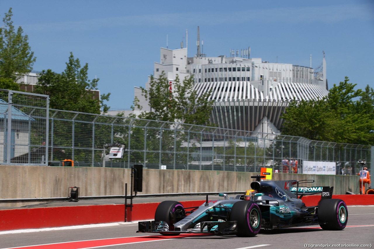 GP CANADA, 10.06.2017- Free practice 3, Lewis Hamilton (GBR) Mercedes AMG F1 W08