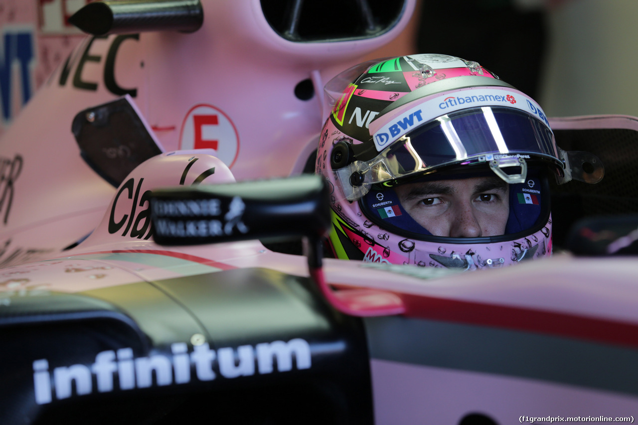 GP CANADA, 10.06.2017- Free practice 3, Sergio Perez (MEX) Sahara Force India F1 VJM010