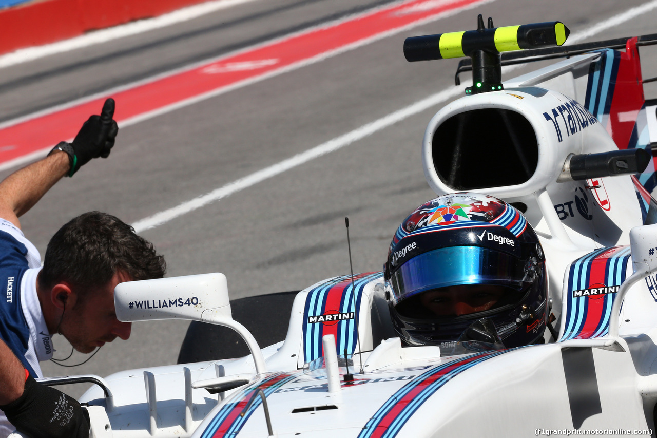 GP CANADA, 10.06.2017- Free practice 3, Lance Stroll (CDN) Williams FW40