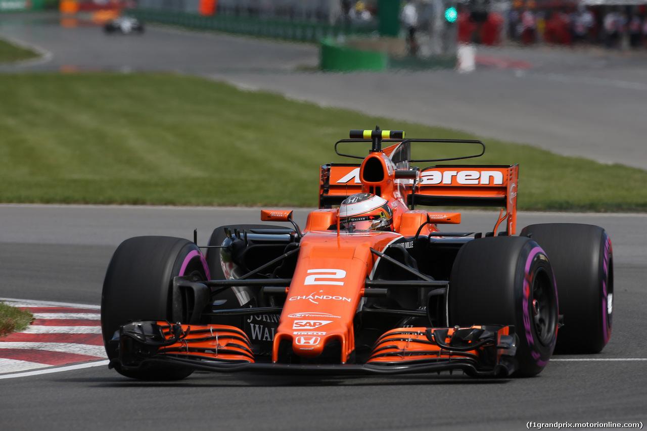 GP CANADA, 10.06.2017- Free practice 3, Stoffel Vandoorne (BEL) McLaren MCL32