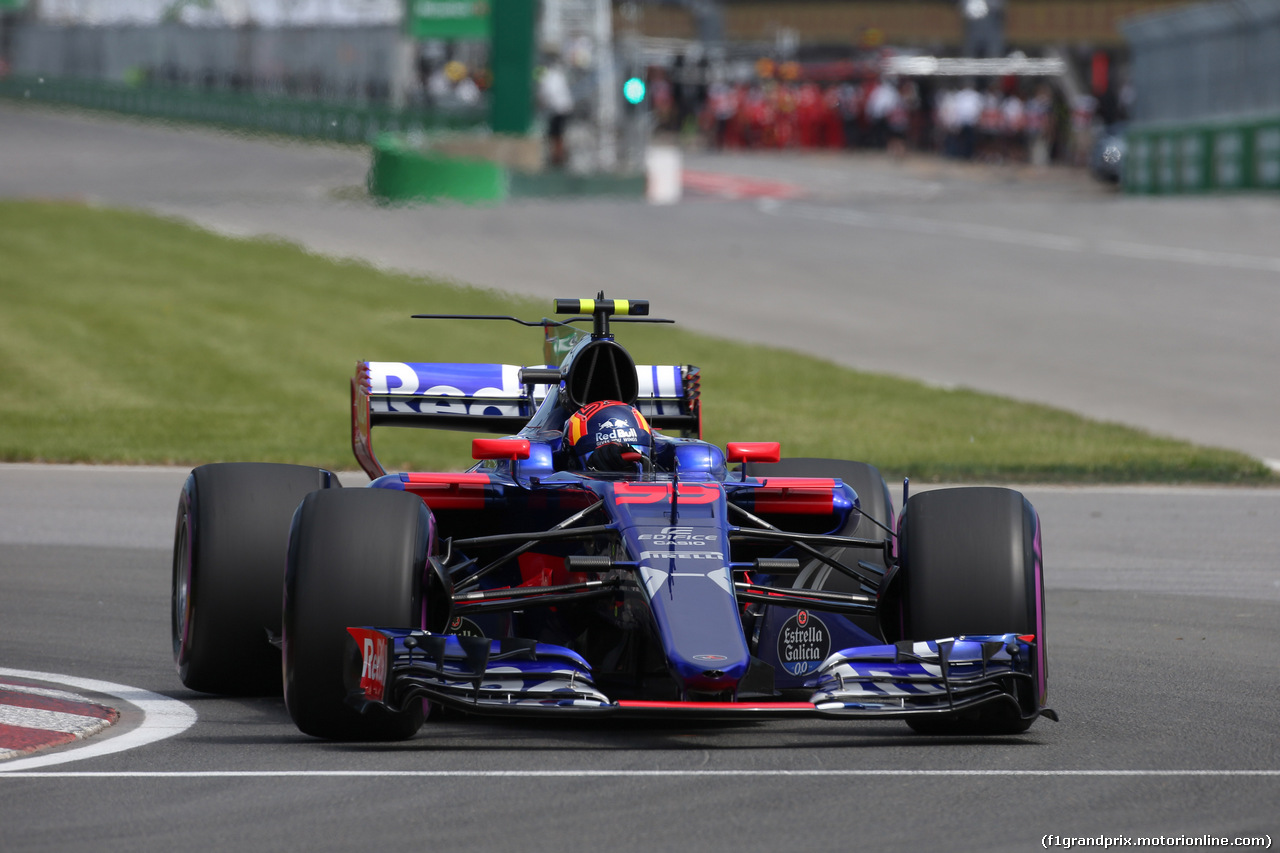 GP CANADA, 10.06.2017- Free practice 3, Carlos Sainz Jr (ESP) Scuderia Toro Rosso STR12