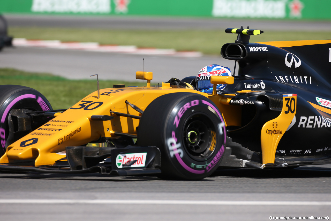 GP CANADA, 10.06.2017- Free practice 3, Jolyon Palmer (GBR) Renault Sport F1 Team RS17