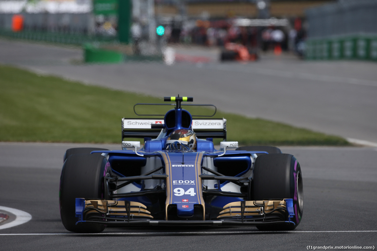 GP CANADA, 10.06.2017- Free practice 3, Pascal Wehrlein (GER) Sauber C36