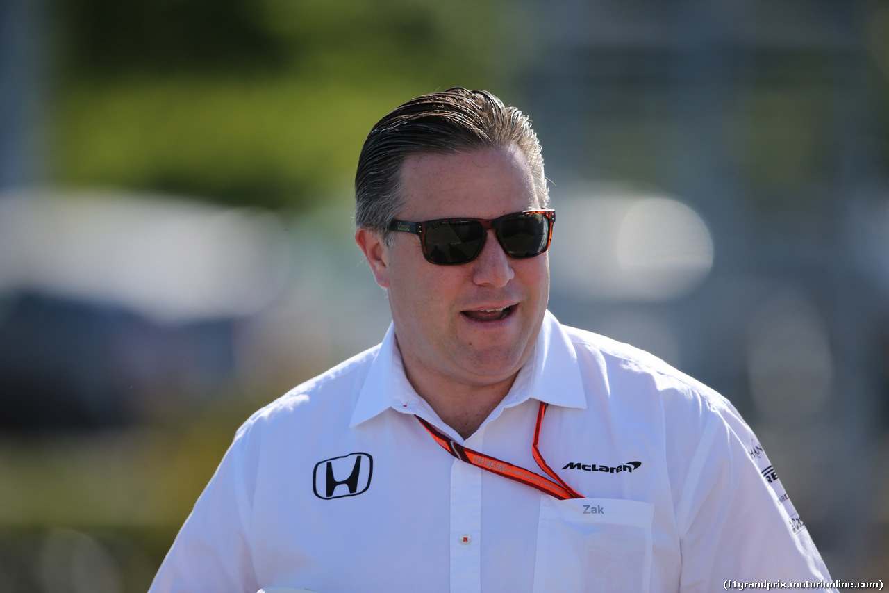 GP CANADA, 10.06.2017- Zak Brown (USA) McLaren Executive Director