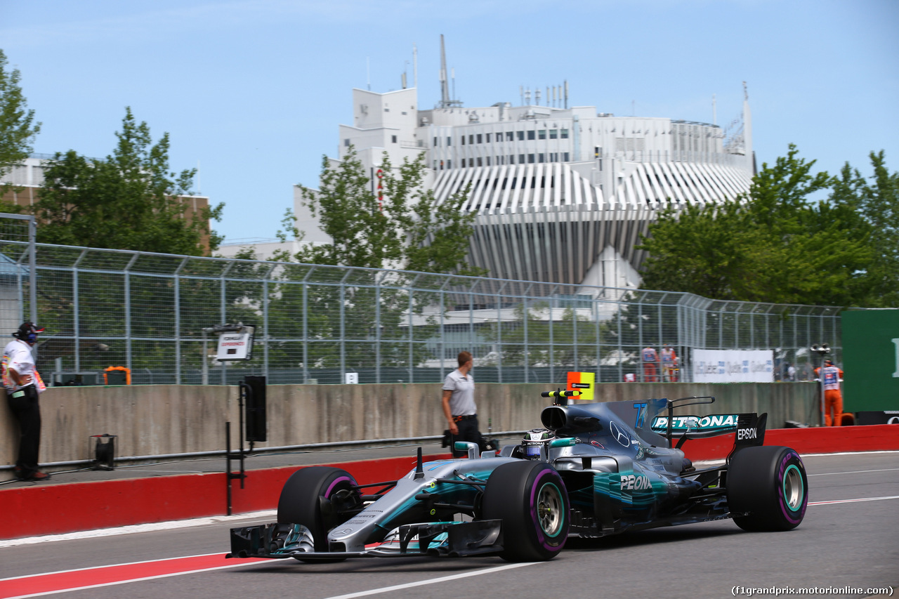 GP CANADA, 10.06.2017- Free practice 3, Valtteri Bottas (FIN) Mercedes AMG F1 W08