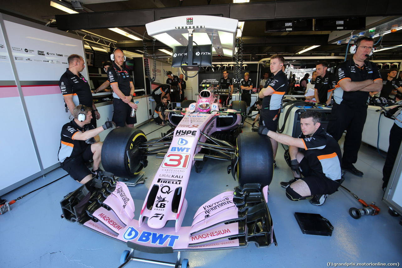 GP CANADA, 10.06.2017- Free practice 3, Esteban Ocon (FRA) Sahara Force India F1 VJM10