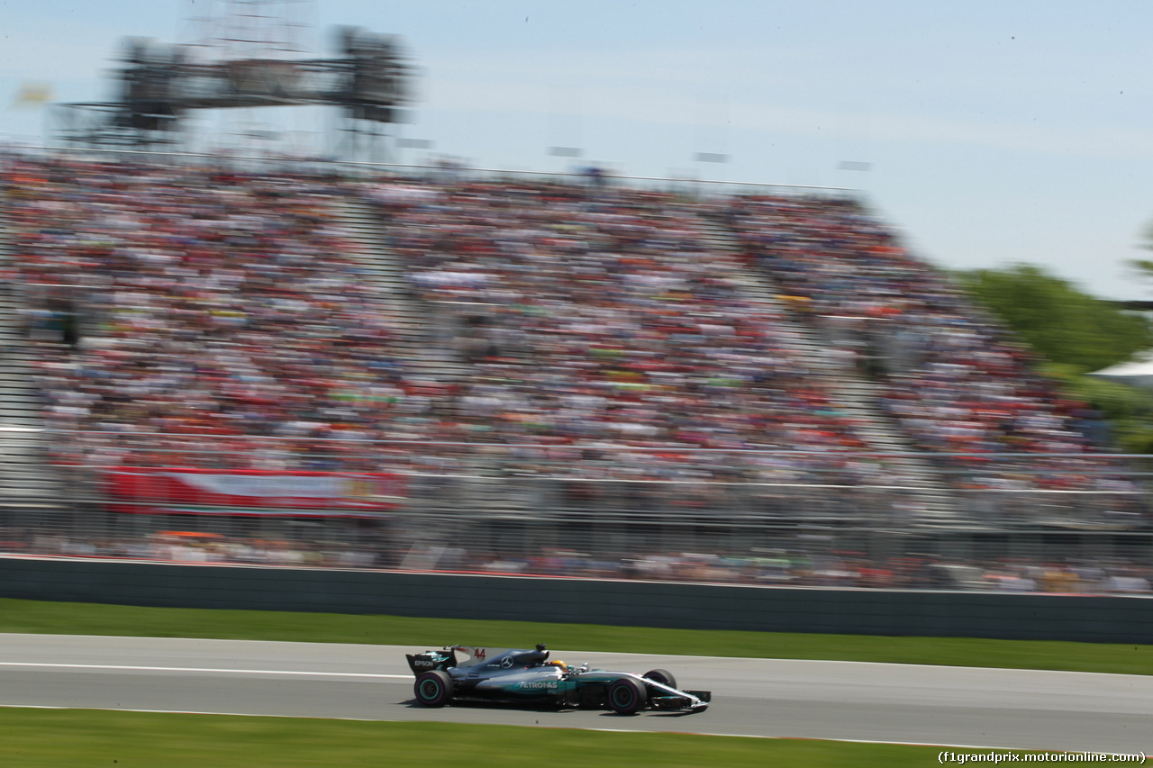 GP CANADA, 10.06.2017- Qualifiche, Lewis Hamilton (GBR) Mercedes AMG F1 W08