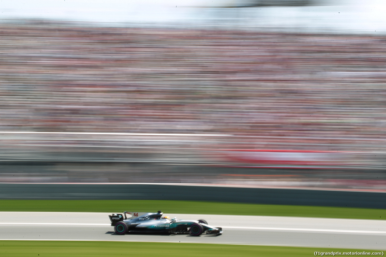 GP CANADA, 10.06.2017- Qualifiche, Lewis Hamilton (GBR) Mercedes AMG F1 W08