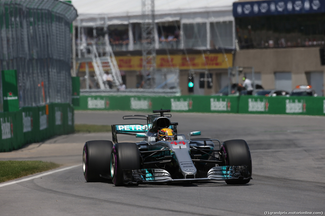 GP CANADA, 10.06.2017- Qualifiche, Lewis Hamilton (GBR) Mercedes AMG F1 W08