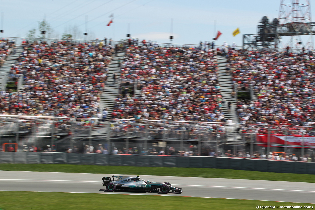 GP CANADA, 10.06.2017- Qualifiche, Valtteri Bottas (FIN) Mercedes AMG F1 W08