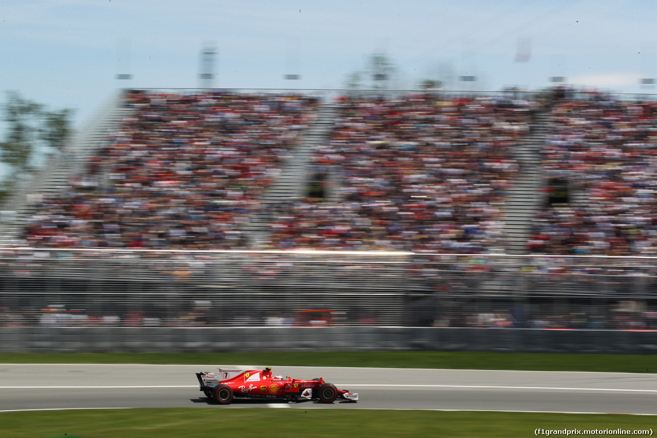 GP CANADA, 10.06.2017- Qualifiche, Kimi Raikkonen (FIN) Ferrari SF70H