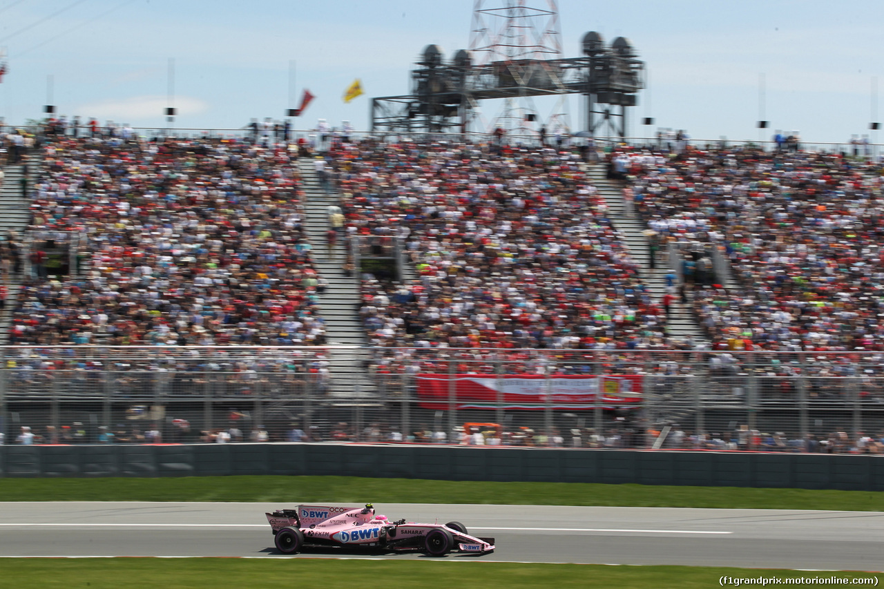 GP CANADA, 10.06.2017- Qualifiche, Esteban Ocon (FRA) Sahara Force India F1 VJM10