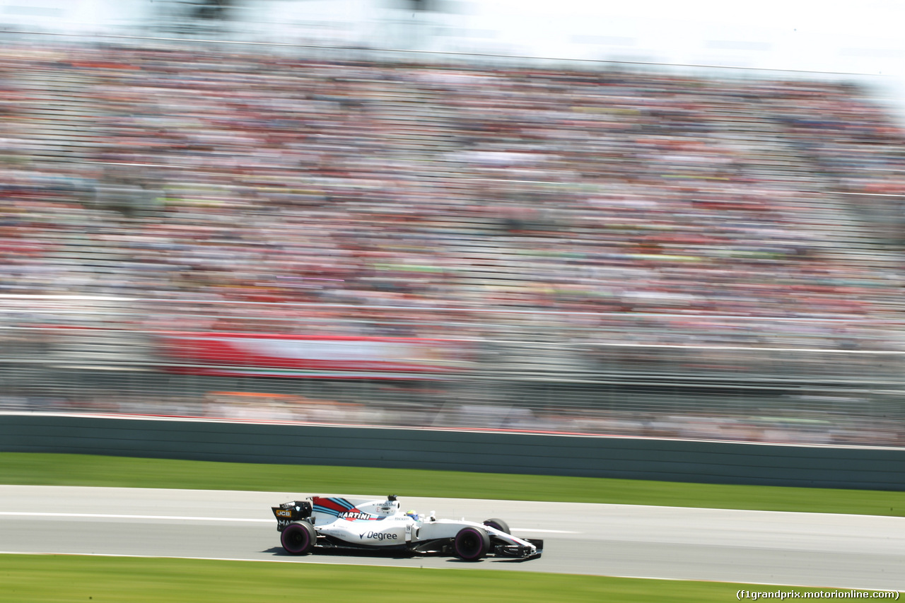 GP CANADA, 10.06.2017- Qualifiche, Felipe Massa (BRA) Williams F1 Team FW40