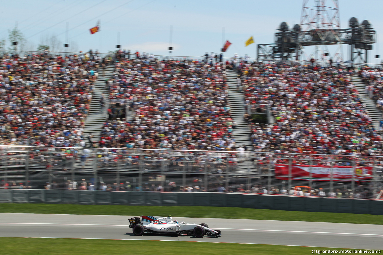 GP CANADA, 10.06.2017- Qualifiche, Lance Stroll (CDN) Williams FW40