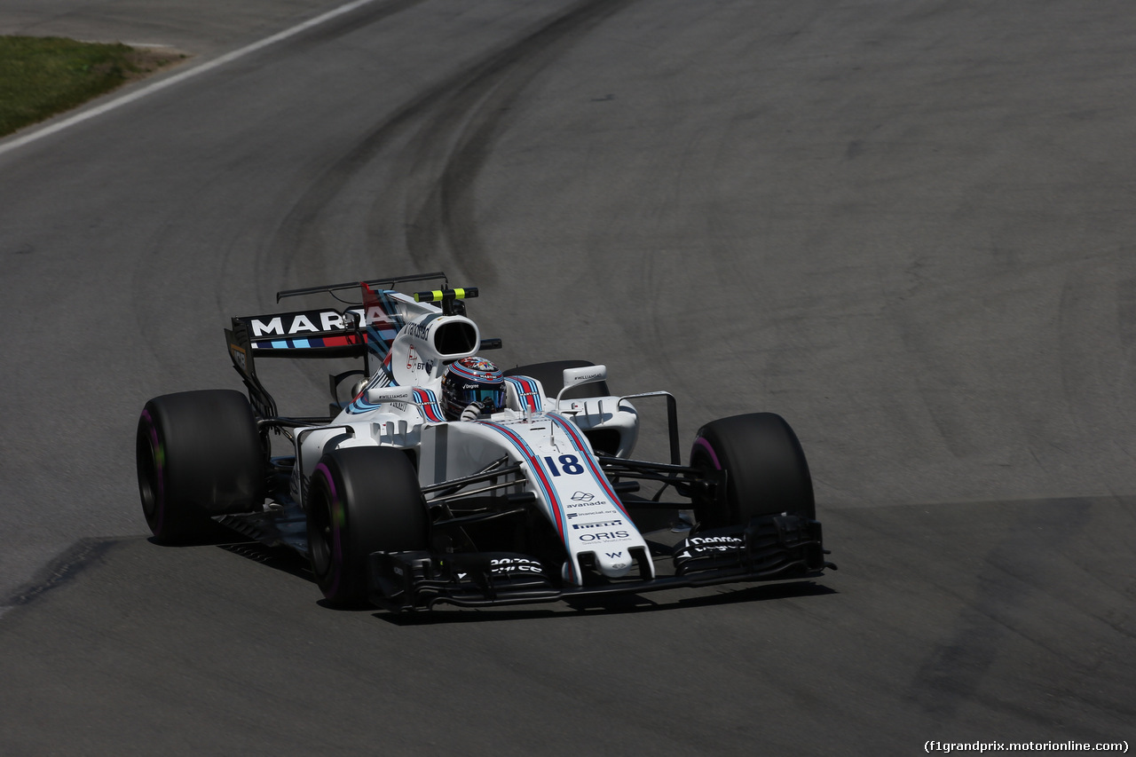 GP CANADA, 10.06.2017- Qualifiche, Lance Stroll (CDN) Williams FW40