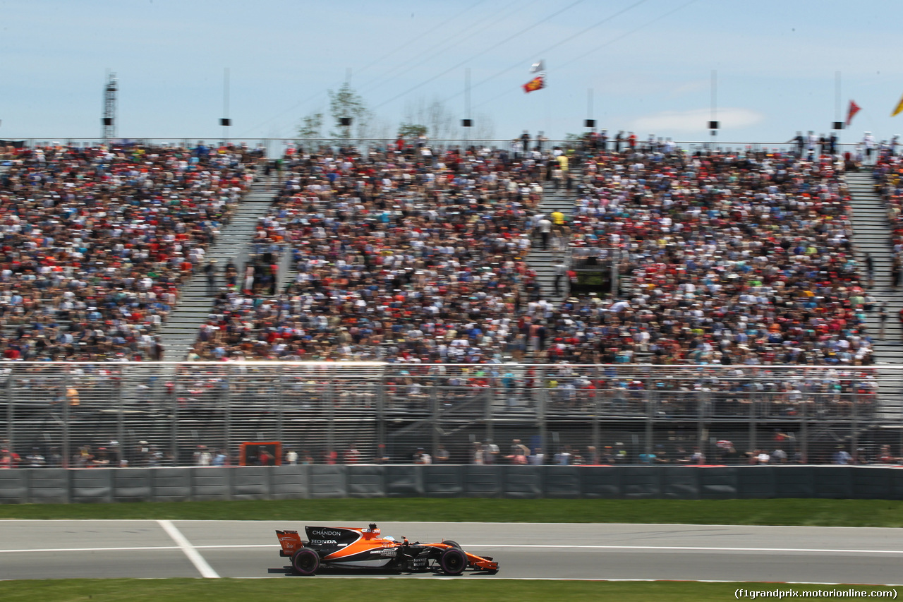 GP CANADA, 10.06.2017- Qualifiche, Fernando Alonso (ESP) McLaren Honda MCL32