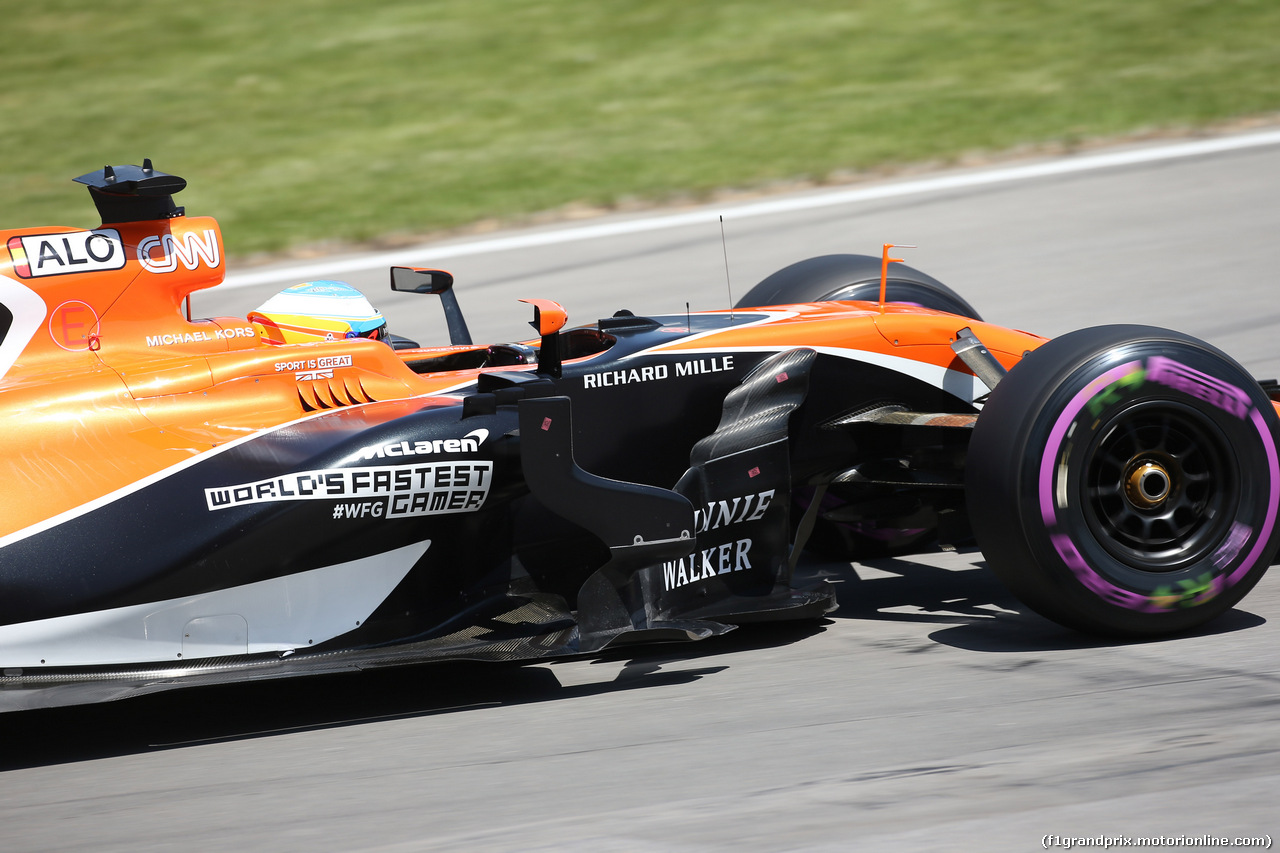 GP CANADA, 10.06.2017- Qualifiche, Fernando Alonso (ESP) McLaren Honda MCL32