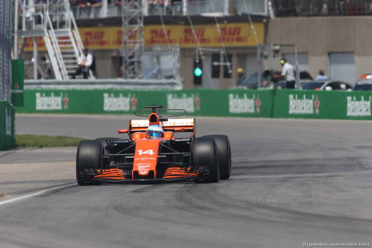 GP CANADA, 10.06.2017- Qualifiche, Fernando Alonso (ESP) McLaren Honda MCL32