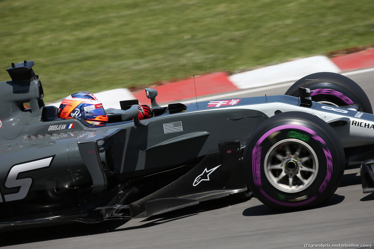 GP CANADA, 10.06.2017- Qualifiche, Romain Grosjean (FRA) Haas F1 Team VF-17