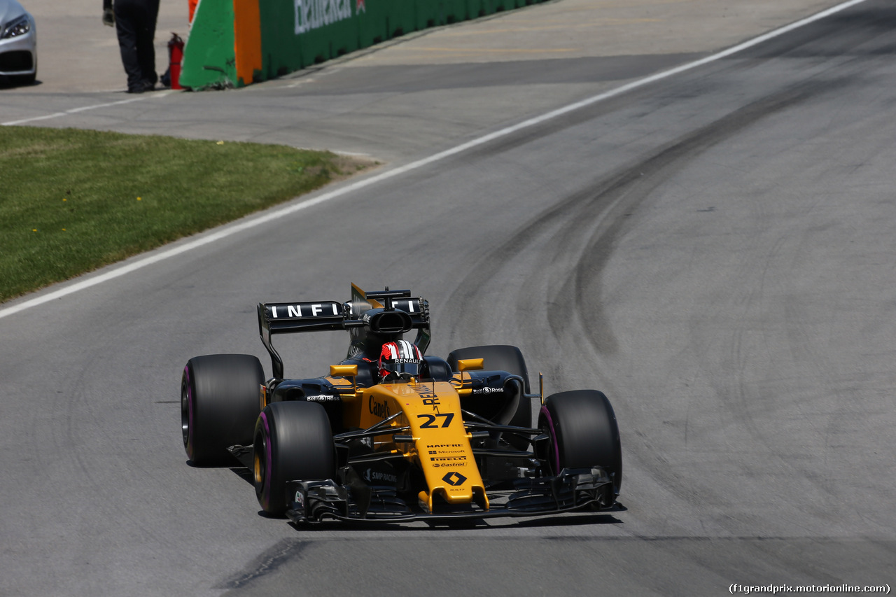 GP CANADA, 10.06.2017- Qualifiche, Nico Hulkenberg (GER) Renault Sport F1 Team RS17