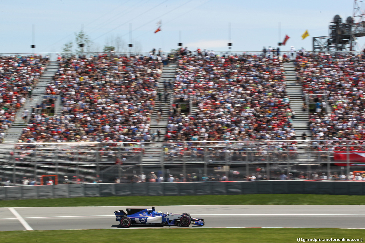 GP CANADA, 10.06.2017- Qualifiche, Marcus Ericsson (SUE) Sauber C36