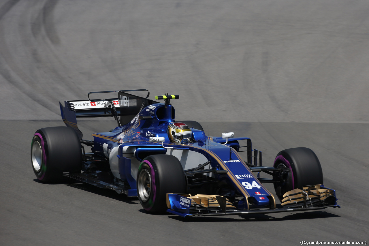 GP CANADA, 10.06.2017- Qualifiche, Pascal Wehrlein (GER) Sauber C36