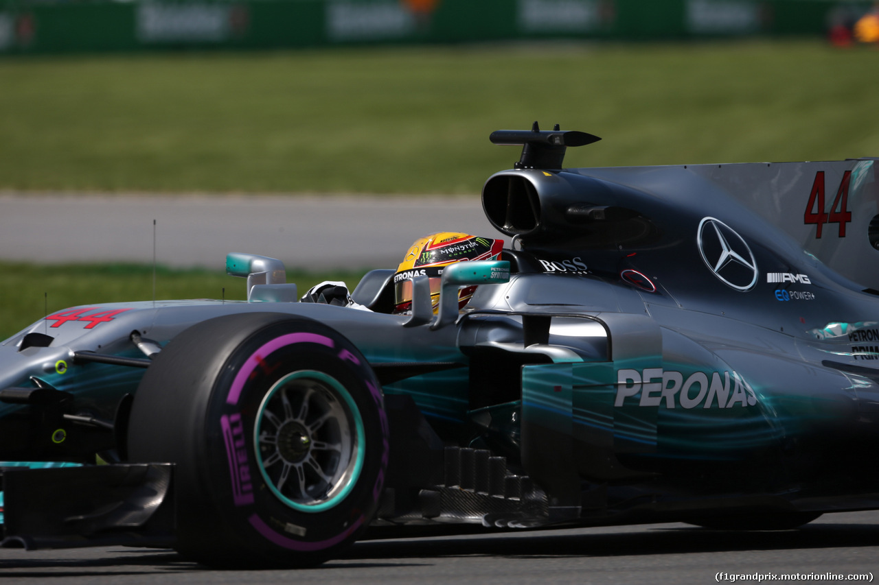 GP CANADA, 10.06.2017- Qualifiche, Lewis Hamilton (GBR) Mercedes AMG F1 W08