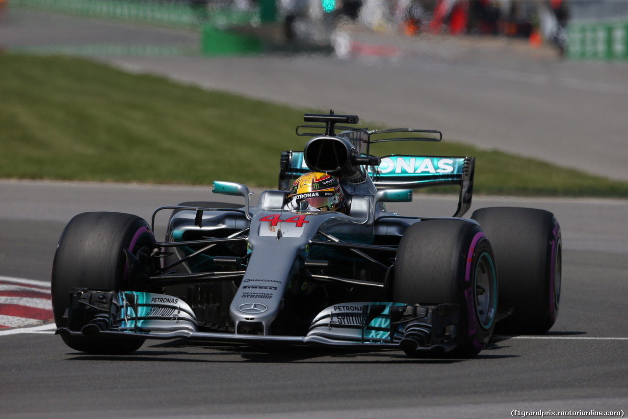 GP CANADA, 10.06.2017- Qualifiche, Lewis Hamilton (GBR) Mercedes AMG F1 W08