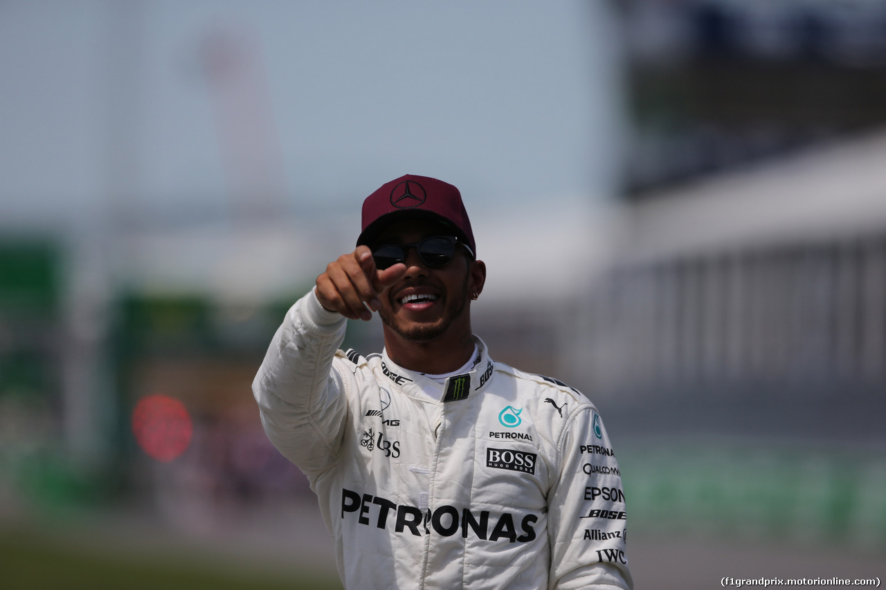 GP CANADA, 10.06.2017- Qualifiche, Lewis Hamilton (GBR) Mercedes AMG F1 W08