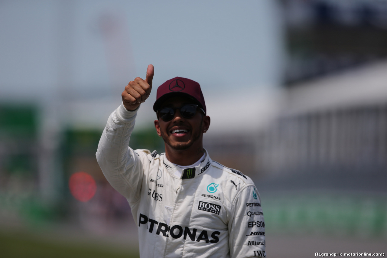 GP CANADA, 10.06.2017- Qualifiche, Lewis Hamilton (GBR) Mercedes AMG F1 W08